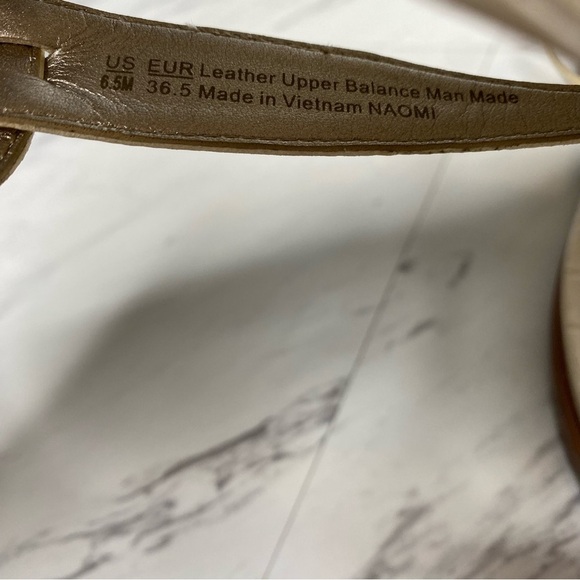 Sam Edelman Naomi Modern Ivory Crocodile Leather Sandal 6 1/2 M - Picture 11 of 14